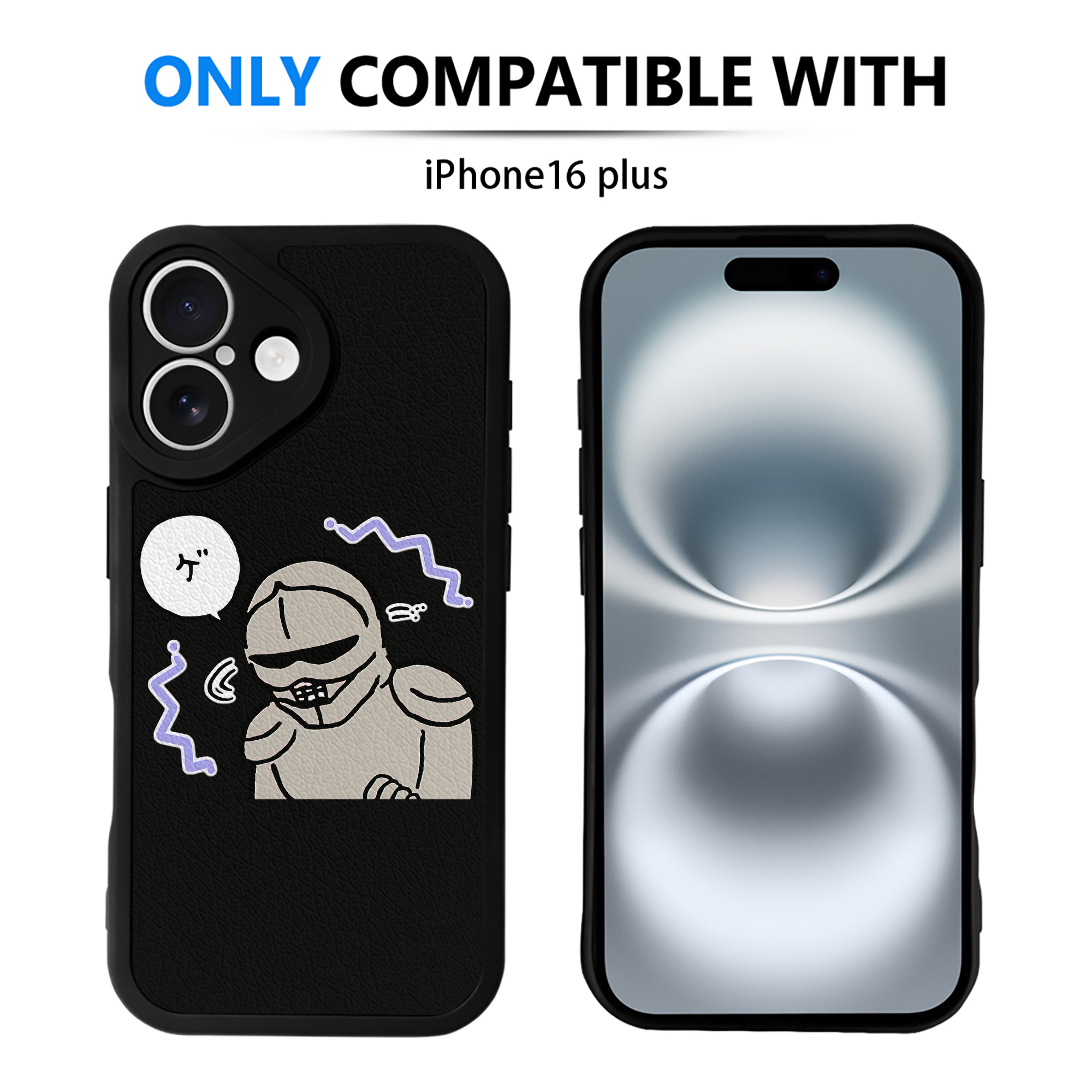 （画像用） ちいかわ 労働の鎧さん Chii-kawa Mr. Armor of Labor 【iPhone 16シリーズ対応】シリコンスマホケース（レザー調） 材質：シリコン
